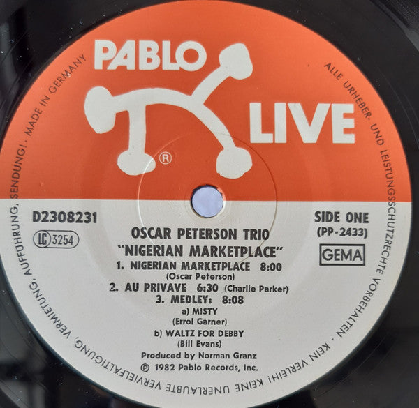 The Oscar Peterson Trio : Nigerian Marketplace (LP, Album)