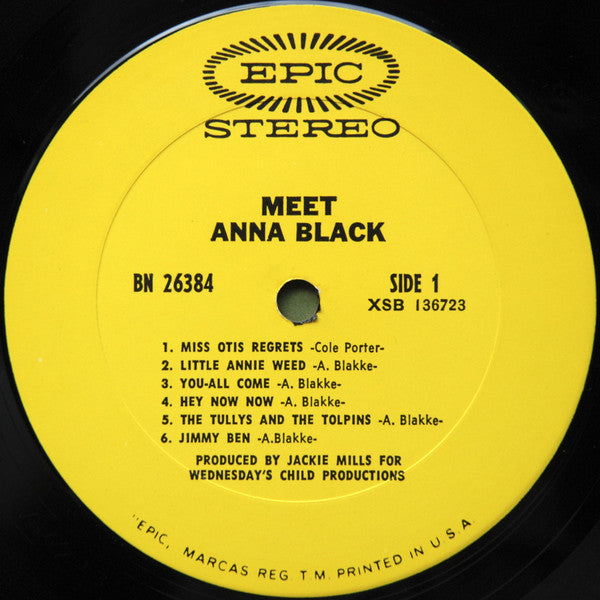 Anna Black : Meet Anna Black (LP, Album)