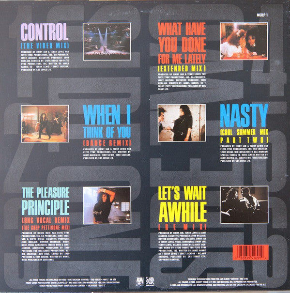 Janet Jackson : Control - The Remixes (LP, Comp)