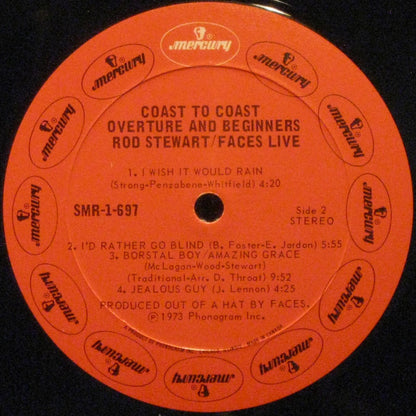 Rod Stewart / Faces (3) : Live Coast To Coast  - Overture And Beginners (LP, Album, Gat)