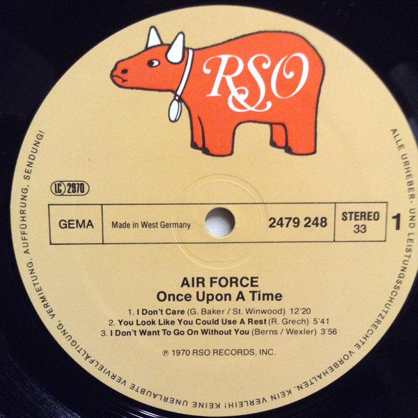 Ginger Baker's Air Force : Once Upon A Time (2xLP, Comp)