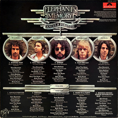 Elephants Memory : Angels Forever (LP, Album)
