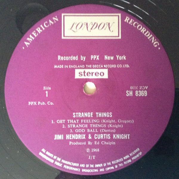 Jimi Hendrix & Curtis Knight : Strange Things (LP)