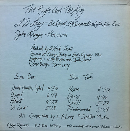 L.D. Levy : The Eagle And The King (LP, Album)