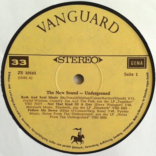 Various : The New Sound - Underground (LP, Comp)