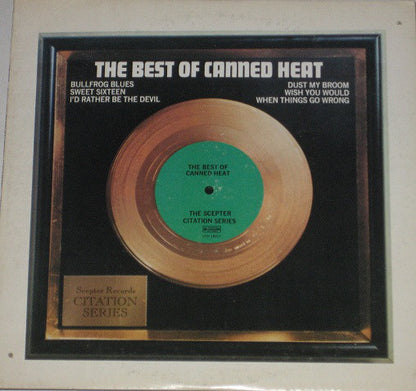 Canned Heat : The Best Of Canned Heat (LP, Album, RE, Yel)