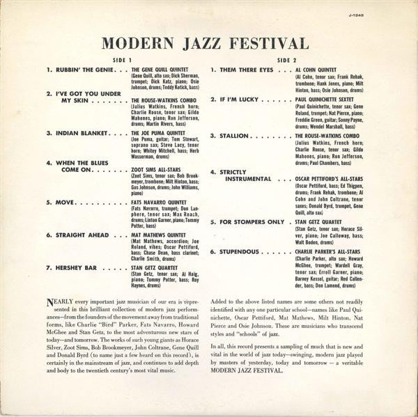 Various : Modern Jazz Festival (LP, Comp)