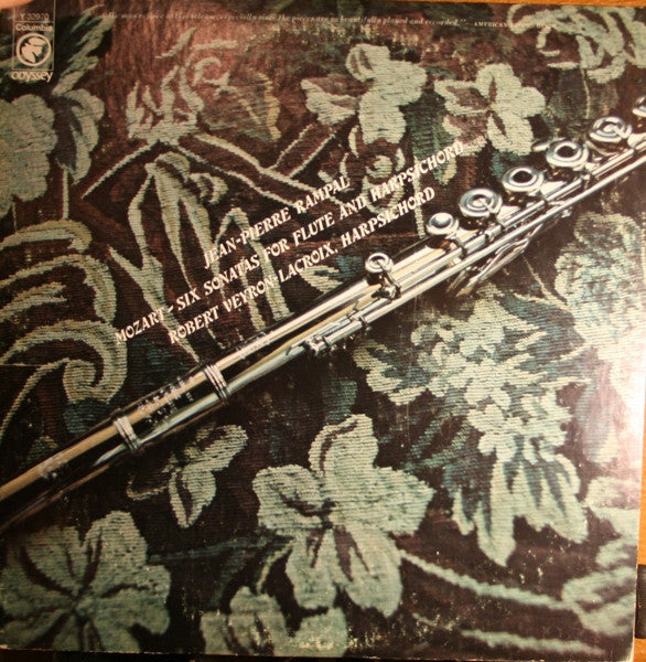 Wolfgang Amadeus Mozart / Jean-Pierre Rampal, Robert Veyron-Lacroix : Six Sonatas For Flute And Harpsichord (LP, Album, Ter)