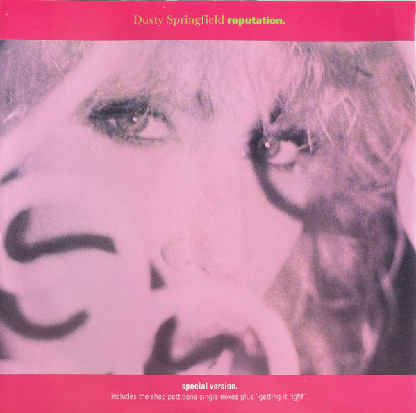 Dusty Springfield : Reputation (Special Version) (12", Single)