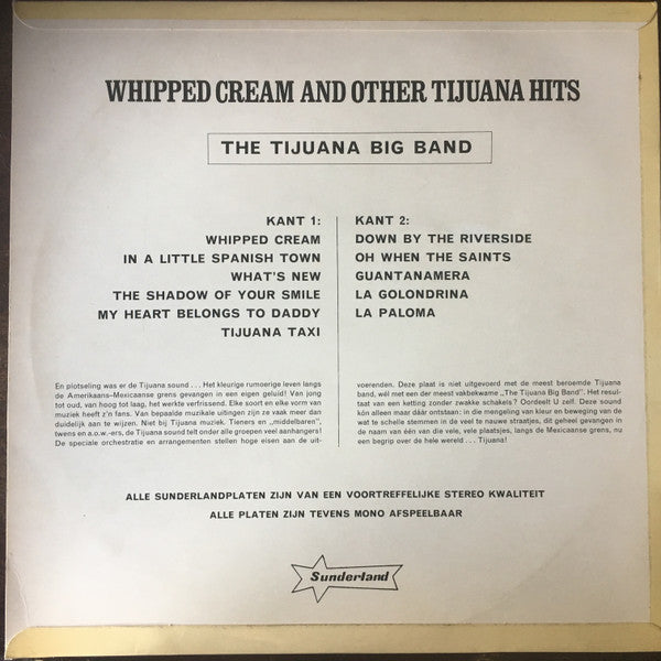 The Tijuana Big Band : Whipped Cream And Other Tijuana Hits (LP)