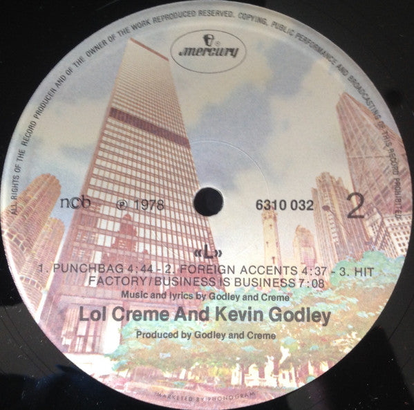 Godley & Creme : L (LP, Album)