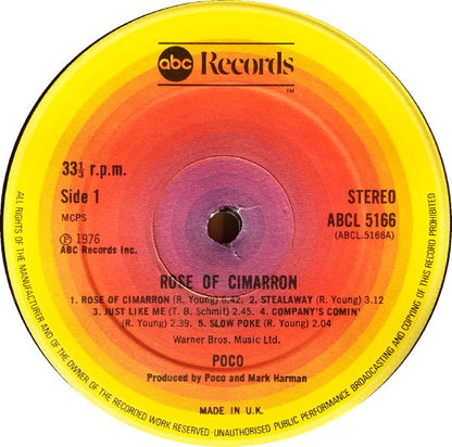 Poco (3) : Rose Of Cimarron (LP, Album)