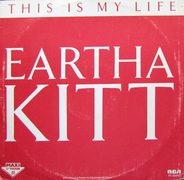 Eartha Kitt : This Is My Life (12", Maxi)