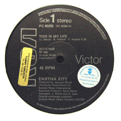 Eartha Kitt : This Is My Life (12", Maxi)