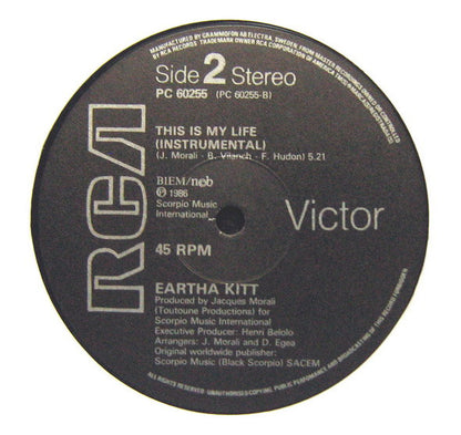 Eartha Kitt : This Is My Life (12", Maxi)