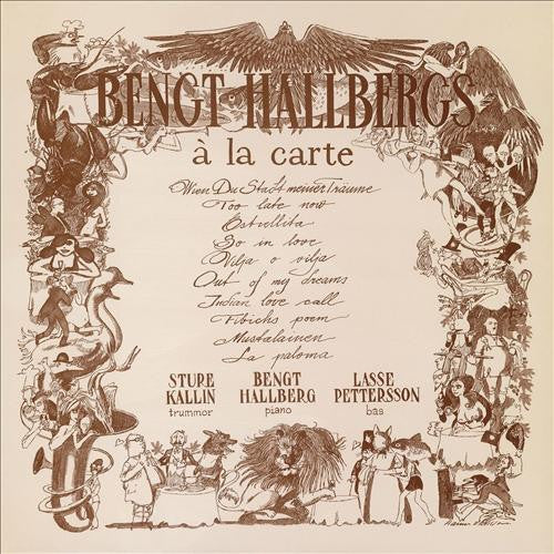 Bengt Hallberg : Bengt Hallbergs À La Carte (LP)