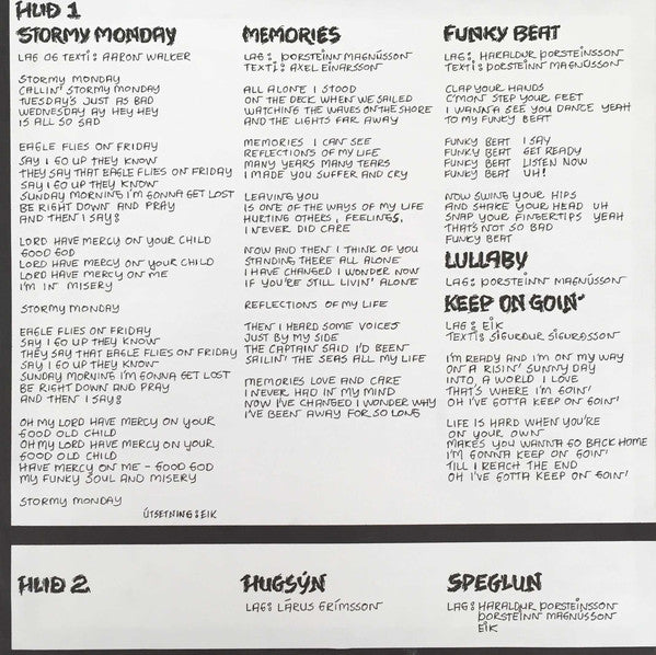 Eik : Speglun (LP, Album)