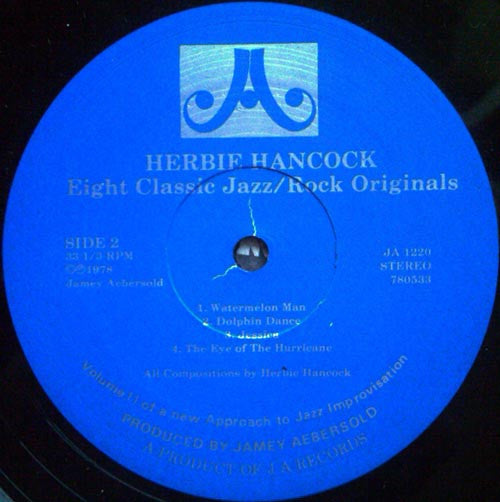 Jamey Aebersold : Herbie Hancock - Eight Classic Jazz/Rock Originals (LP)