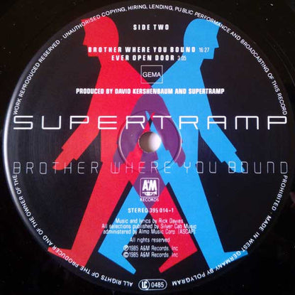 Supertramp : Brother Where You Bound (LP, Album, Emb)