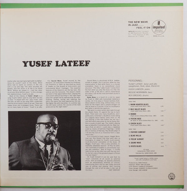 Yusef Lateef : A Flat, G Flat And C (LP, Album)