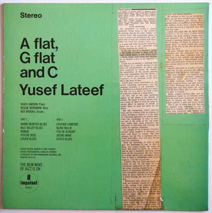 Yusef Lateef : A Flat, G Flat And C (LP, Album)