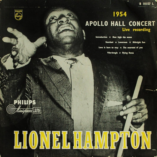 Lionel Hampton : Apollo Hall Concert 1954 (LP, Album, Mono)