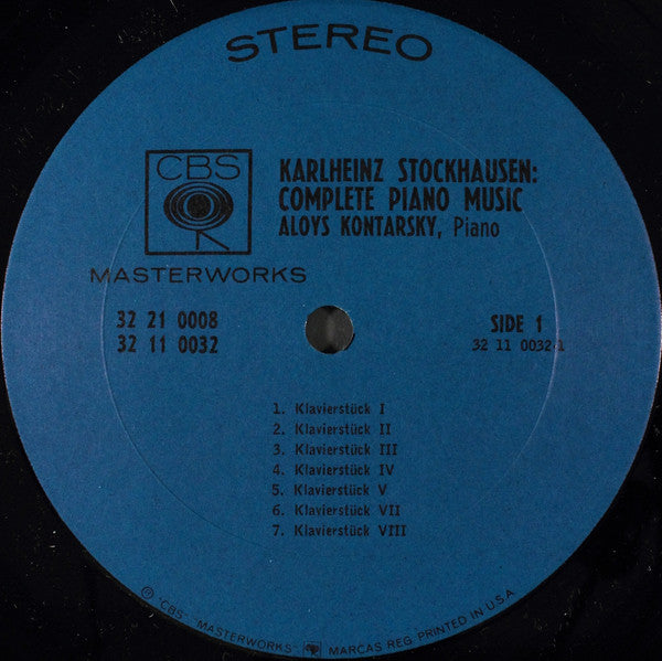 Karlheinz Stockhausen : Complete Piano Music (2xLP, Album + Box)