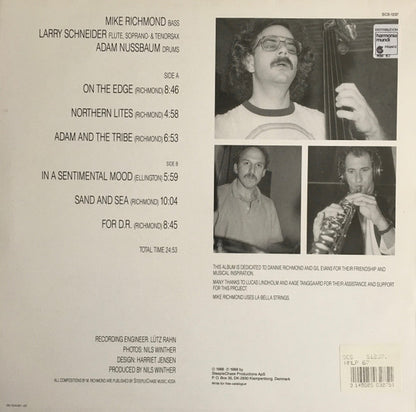 Larry Schneider / Adam Nussbaum / Mike Richmond : On The Edge (LP, Album)