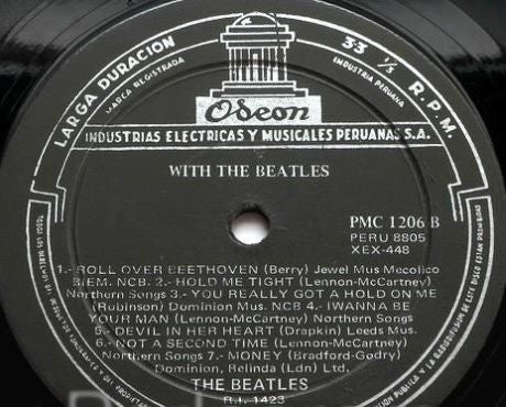 The Beatles : With The Beatles (LP, Album, Mono, 1st)