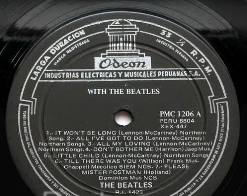 The Beatles : With The Beatles (LP, Album, Mono, 1st)