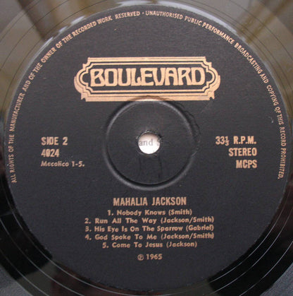 Mahalia Jackson : Mahalia Jackson (LP, Comp, RE)