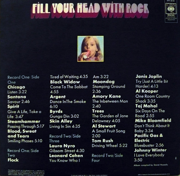 Various : Fill Your Head With Rock (2xLP, Smplr)