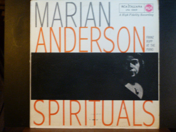 Marian Anderson : Spirituals (LP, Album)