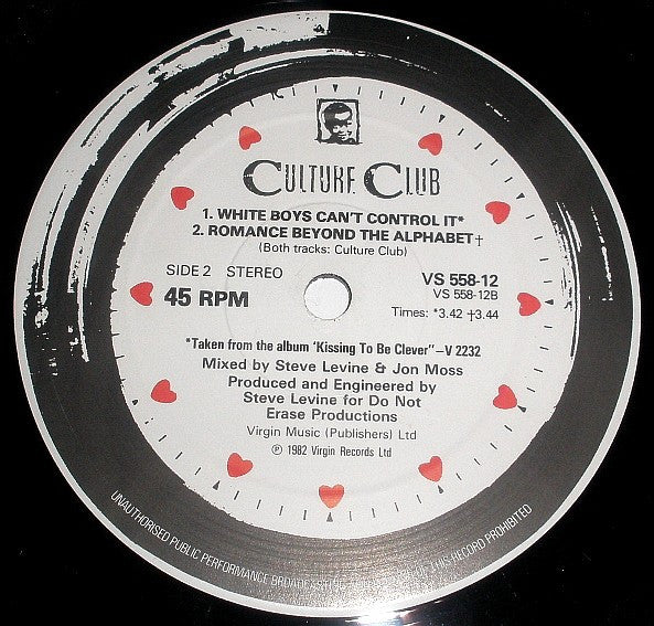 Culture Club : Time (Clock Of The Heart) (12", Single, M/Print)