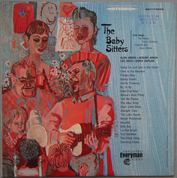 The Baby Sitters : Folk Songs For Babies, Small Children, Parents And Baby Sitters (LP, RE)