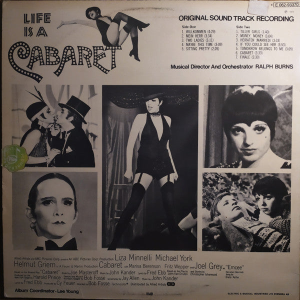 Various : Cabaret - Original Soundtrack Recording (LP, RE)