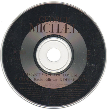 George Michael : I Can't Make You Love Me (CD, Single, Promo)