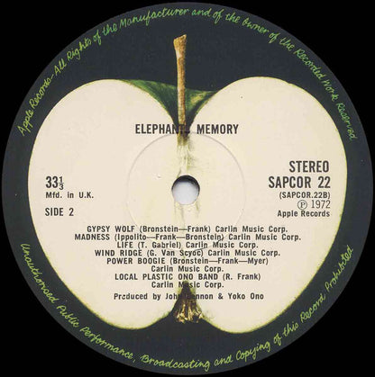 Elephants Memory : Elephant's Memory (LP, Album)