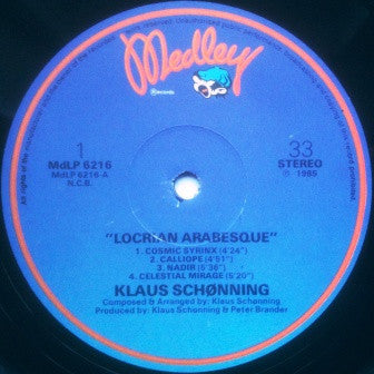 Klaus Schønning : Locrian Arabesque (LP, Album)