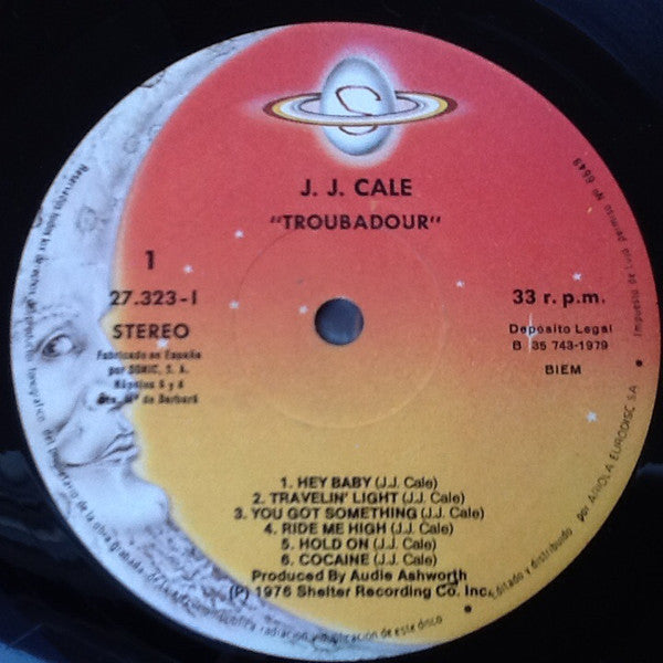 J.J. Cale : Troubadour (LP, Album, RE)