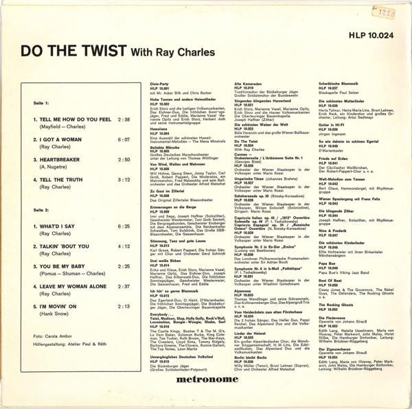 Ray Charles : Do The Twist With Ray Charles (LP, Comp, RE)