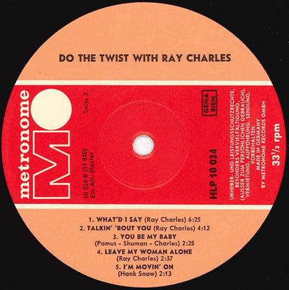 Ray Charles : Do The Twist With Ray Charles (LP, Comp, RE)