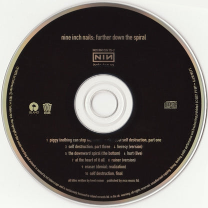 Nine Inch Nails : Further Down The Spiral (CD, Album, RE, Dig)