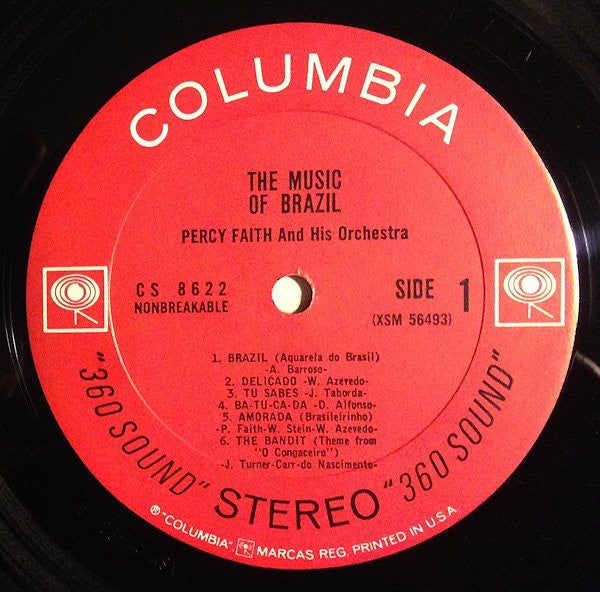 Percy Faith & His Orchestra : The Music Of Brazil! (LP, Album)