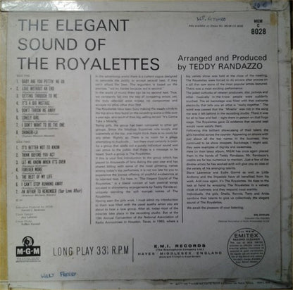 The Royalettes : The Elegant Sound Of The Royalettes (LP, Album, Mono)