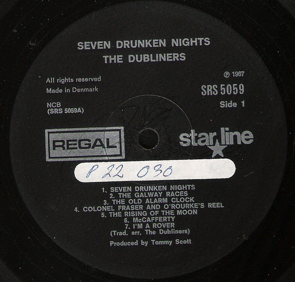 The Dubliners : Seven Drunken Nights (LP)