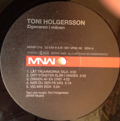 Toni Holgersson : Zigenaren I Månen (LP, Album)