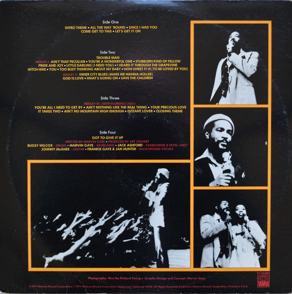 Marvin Gaye : Live At The London Palladium (2xLP, Album, Mon)