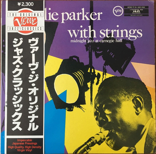 Charlie Parker With Strings : Midnight Jazz At Carnegie Hall (LP, Album, Mono, RE)
