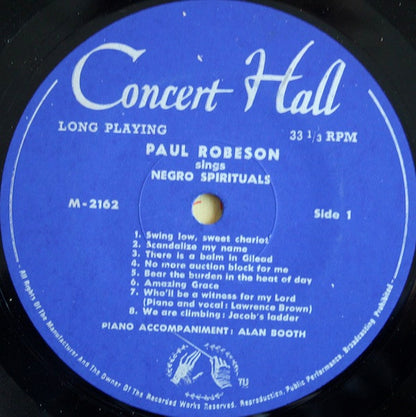 Paul Robeson : Paul Robeson Singt Negro Spirituals (LP, Album)